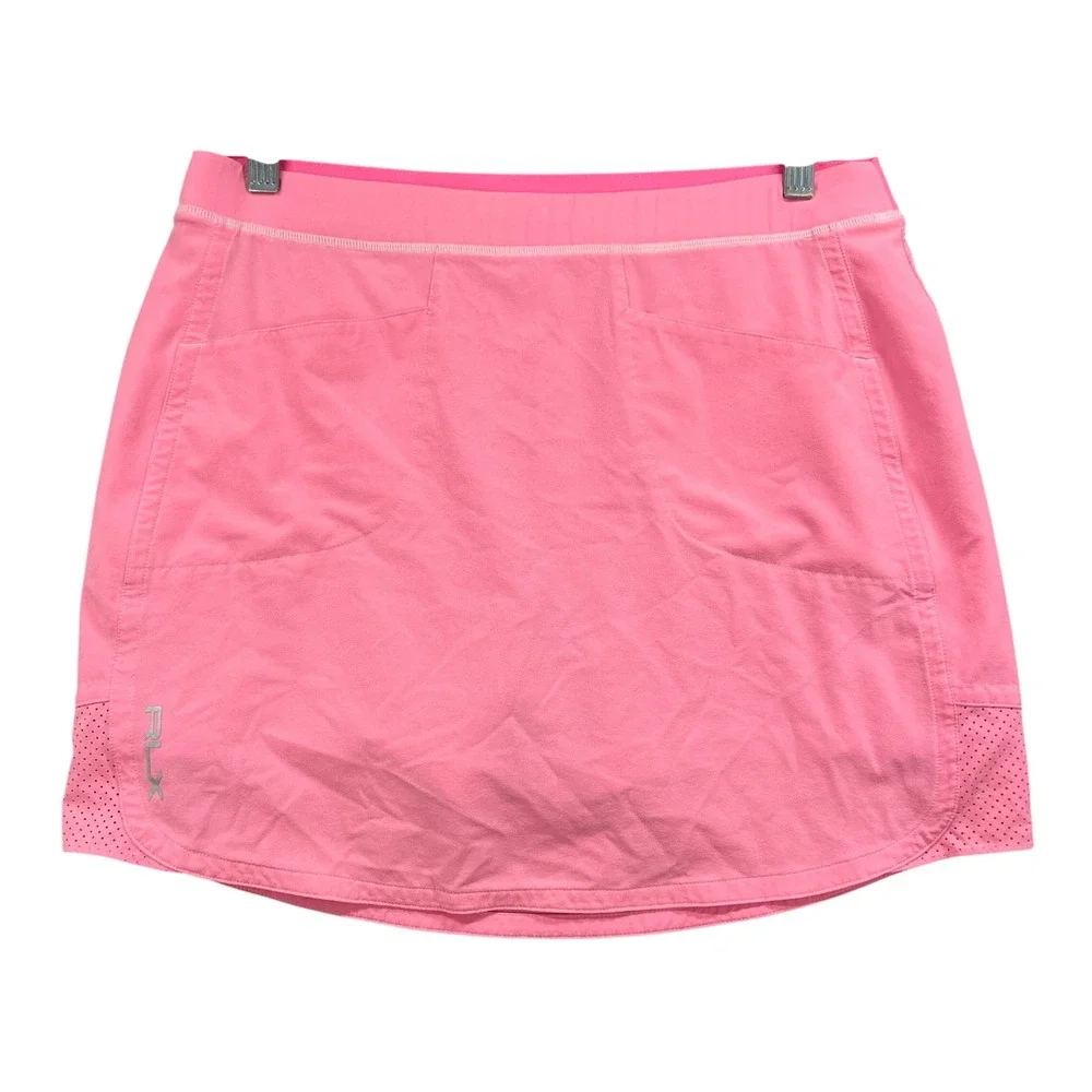 RLX Ralph Lauren Skort Womens Medium Pink Stretch Athletic Golf Tennis Skirt